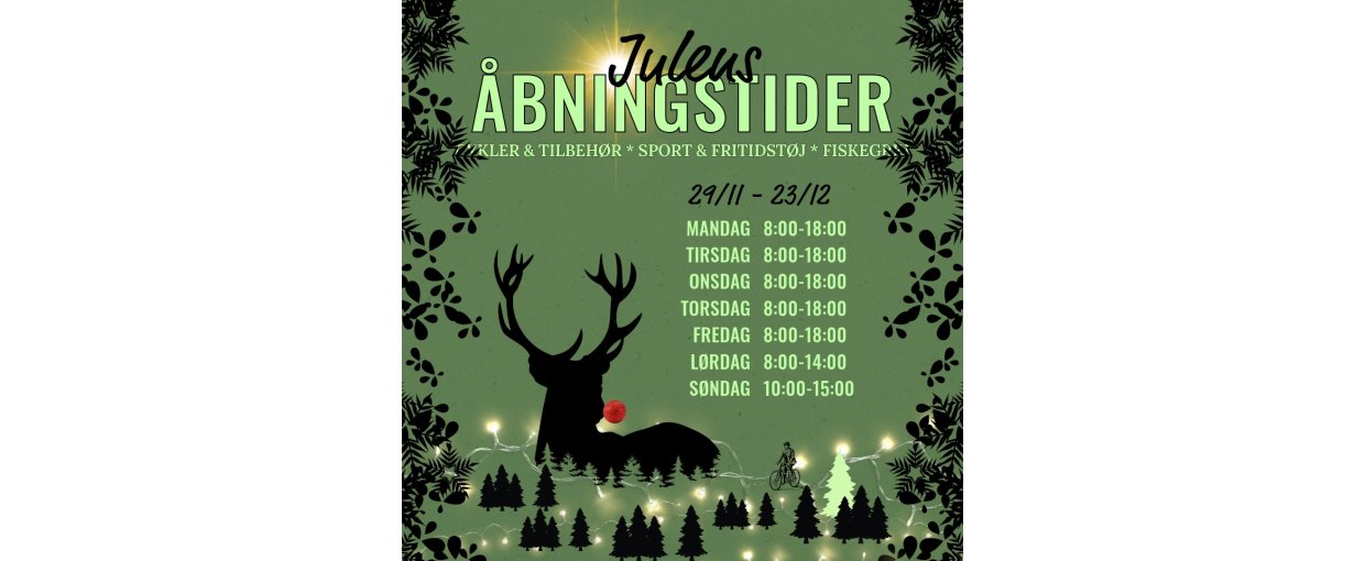 Juleåbningstider