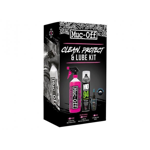 MUC-OFF Wash, Protect and Wet Lube Kit